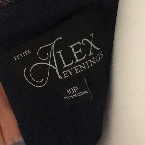 Alex Evenings A Line Sweetheart Long Stretch Dress - Picture 8 of 8